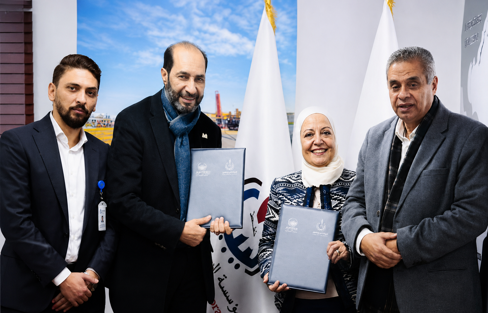 Jupiter2000 team with certificates